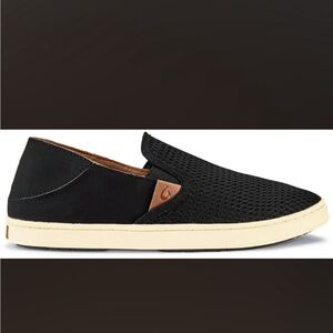 Olukai Women's Pehuea Black-Black shoes size 9